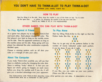 Think-A-Dot Box Back