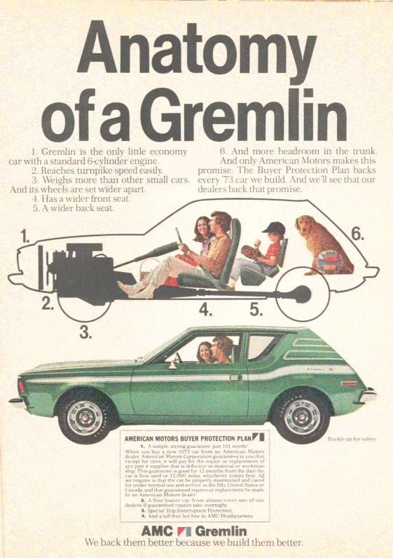 american motors gremlin  parts